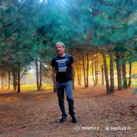 Man Paralyzed by Huge Green Snake in Forest – AI Generated Video | Hailuo AI