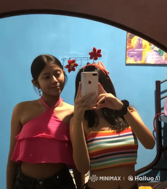 Animated Video: Live2D Scene with Two Women and a Violent Encounter – AI Generated Video | Hailuo AI