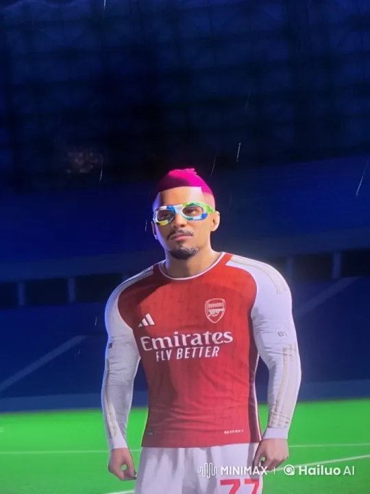 Arsenal Soccer Player in Live2D Animation at Stadium – AI Generated Video | Hailuo AI