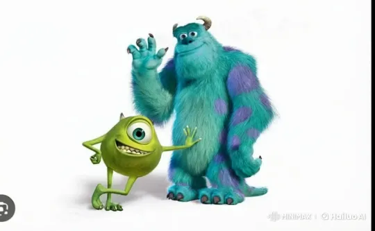 Monsters, Inc. Characters Mike and Sully Share a High Five – AI Generated Video | Hailuo AI