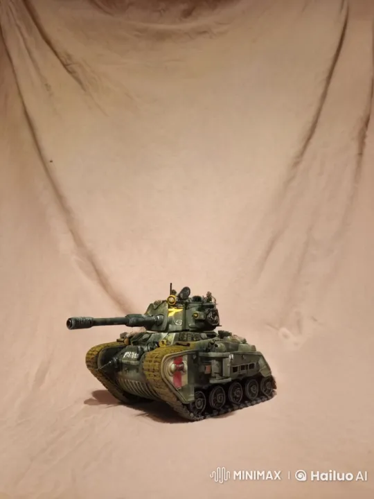 Tank Advances Through Intense Battlefield Dust and Explosions – AI Generated Video | Hailuo AI