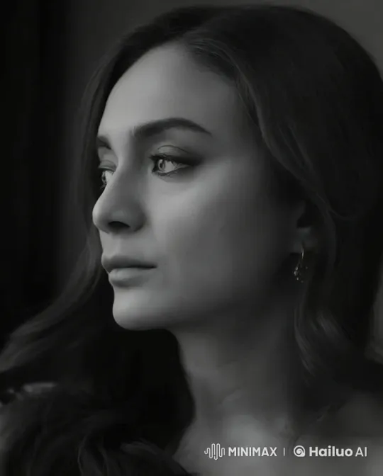 Intimate Portrait: Person Smoking with Graceful Elegance – AI Generated Video | Hailuo AI
