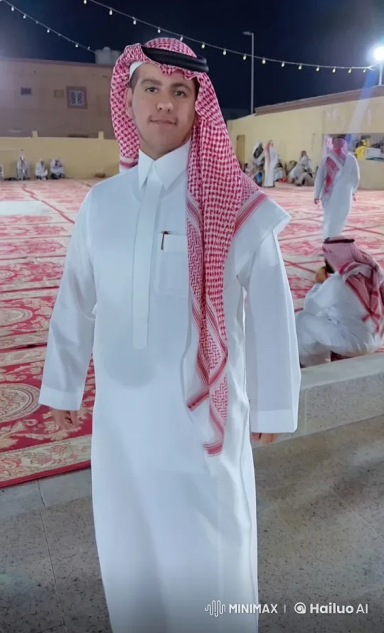 Traditional Attire and Smoking Scene in Serene Evening Setting – AI Generated Video | Hailuo AI