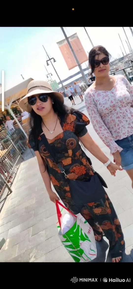 Women Run Along Sunlit Marina Boardwalk – AI Generated Video | Hailuo AI