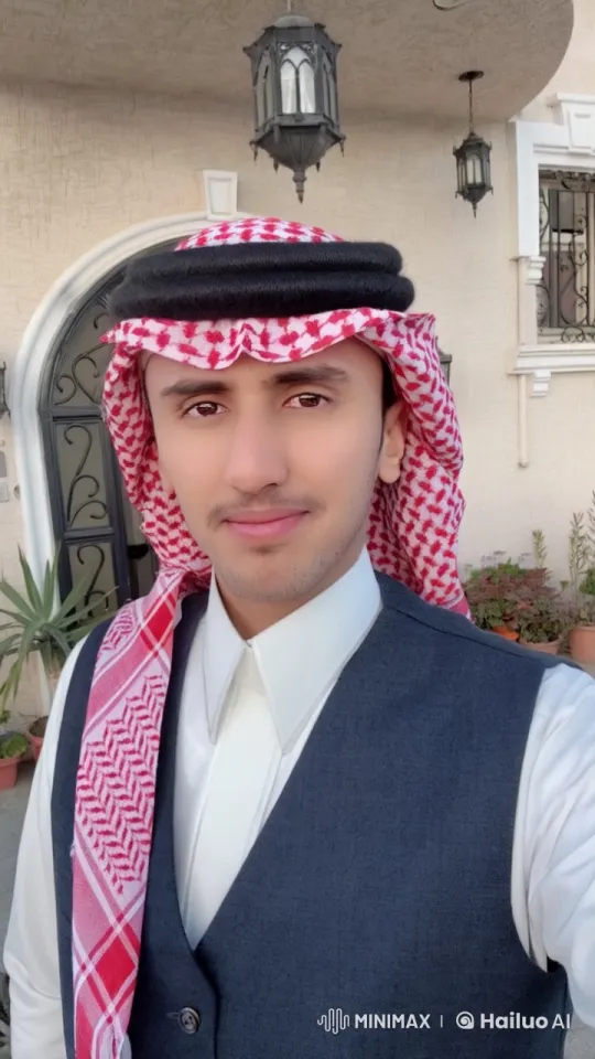 Man Smoking in Traditional Attire Outside Home Entrance – AI Generated Video | Hailuo AI