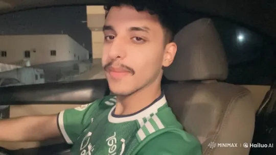 Man Smokes in Parked Car at Night – AI Generated Video | Hailuo AI