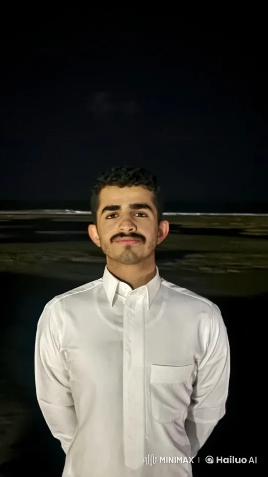 Man Smoking by the Sea at Night – AI Generated Video | Hailuo AI