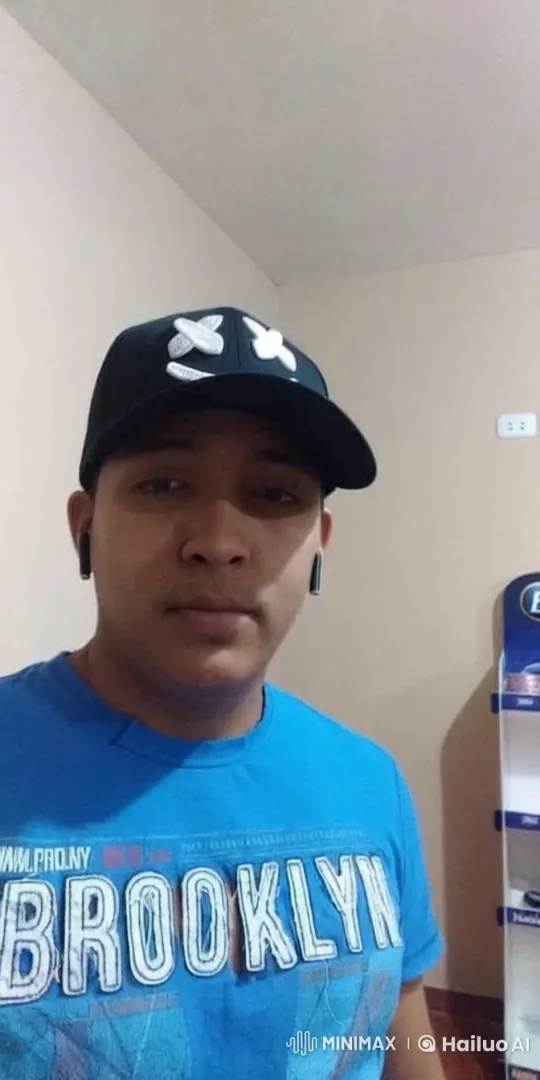 Man Receives Affectionate Kiss from Woman Indoors – AI Generated Video | Hailuo AI