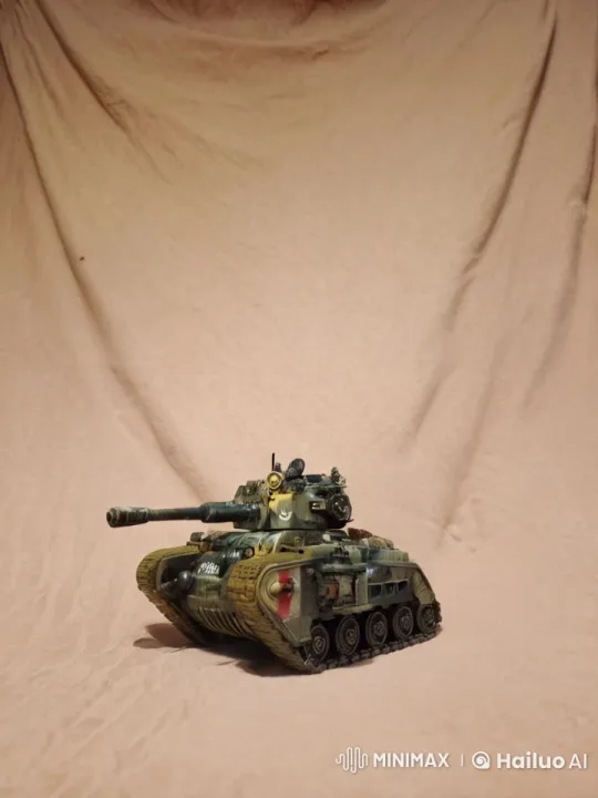 Tank Advances Through Intense Battlefield Smoke and Dust – AI Generated Video | Hailuo AI