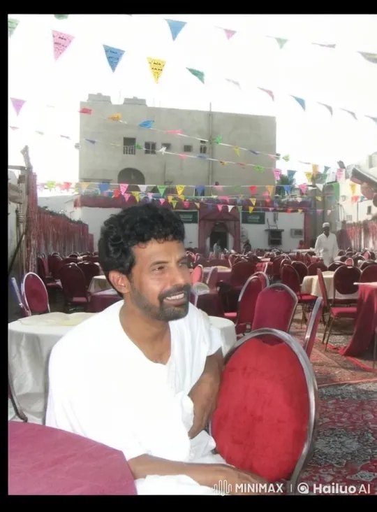 Traditional Event Setup with Smoking Man – AI Generated Video | Hailuo AI