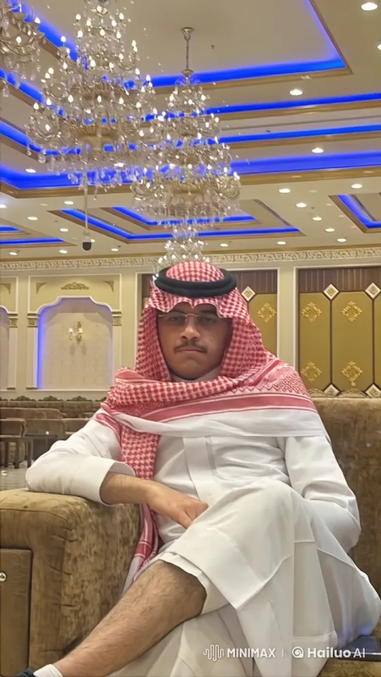 Man Relaxing with Cigarette in Luxurious Middle Eastern Setting – AI Generated Video | Hailuo AI