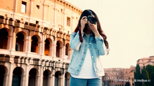 Photographer Captures Colosseum in Rome – AI Generated Video | Hailuo AI