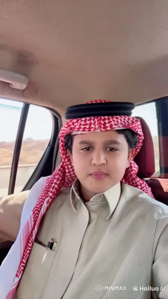 Man Smokes in Car Traveling Through Desert Landscape – AI Generated Video | Hailuo AI