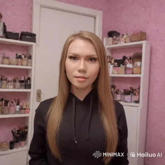 Poised Model Showcases Beauty Room in Graceful Poses – AI Generated Video | Hailuo AI