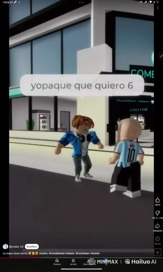 Character Soars into Space in Roblox Animation – AI Generated Video | Hailuo AI