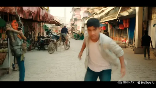 Young Hero and Heroine's Intense Urban Combat Scene – AI Generated Video | Hailuo AI