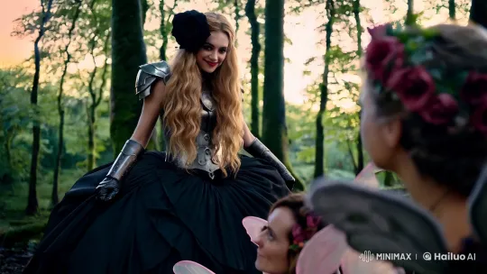 Steampunk-Infused Gothic Beauty Amidst Forest Shadows – AI Generated Video | Hailuo AI