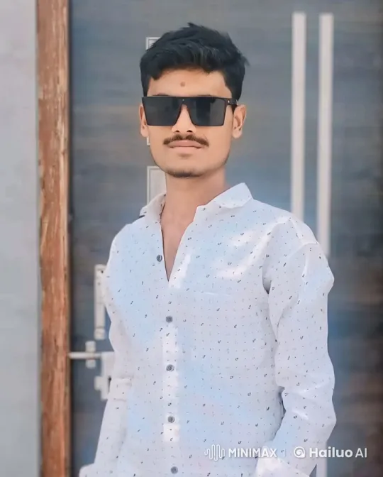 Young Couple Shares Tender Moment in Front of Wooden Door – AI Generated Video | Hailuo AI
