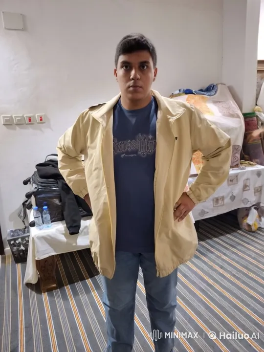 Man Lights Cigarette in Cluttered Room – AI Generated Video | Hailuo AI