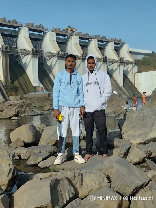 Two Friends Enjoy Nature by Majestic Dam in Live2D Video – AI Generated Video | Hailuo AI