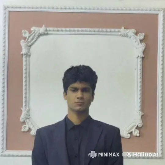 Man Smokes Cigarette in Ornate Frame Setting – AI Generated Video | Hailuo AI