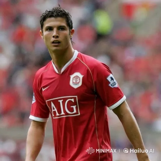 Footballer in Red Jersey Smokes on Field – AI Generated Video | Hailuo AI