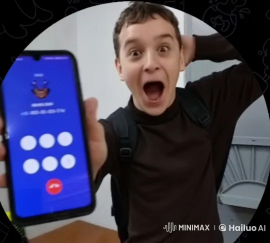 Sonic Emerges Menacingly from Phone in Dark Live2D Animation – AI Generated Video | Hailuo AI