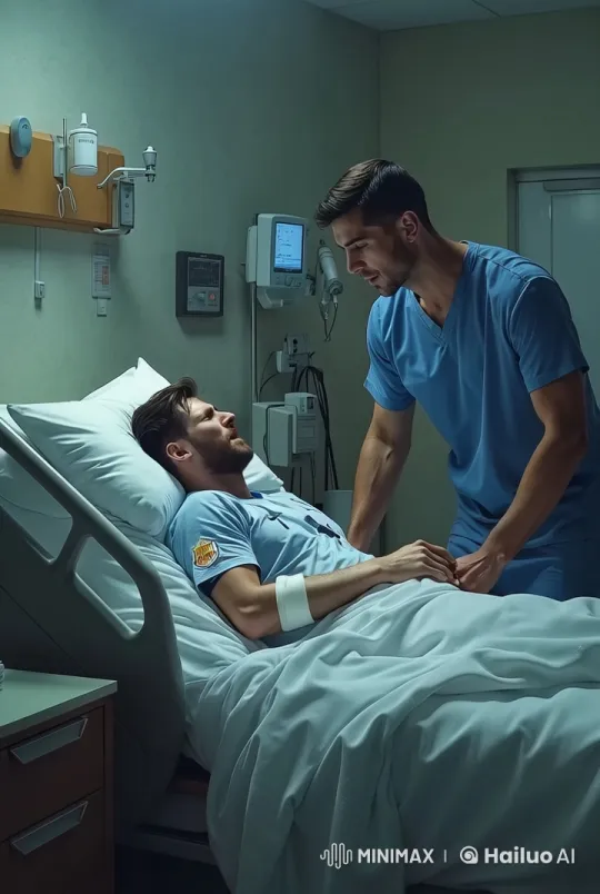 Lionel Messi and Cristiano Ronaldo Share Emotional Moment in Hospital – AI Generated Video | Hailuo AI