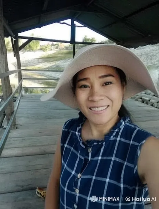 Young Woman Enjoying a Peaceful Walk on a Forest Bridge – AI Generated Video | Hailuo AI