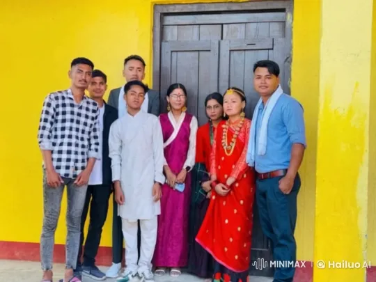 Group Celebration in Traditional and Casual Attire – AI Generated Video | Hailuo AI