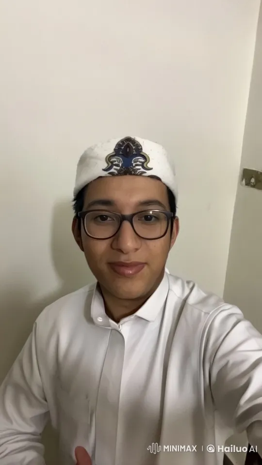 Man in White Attire Smokes Cigarette Tranquilly – AI Generated Video | Hailuo AI