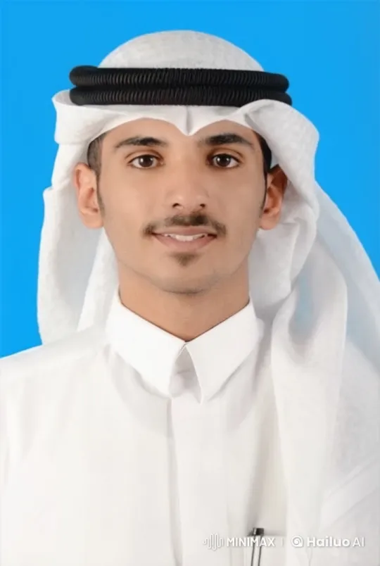 Man in White Thobe Smokes Calmly Against Blue Background – AI Generated Video | Hailuo AI