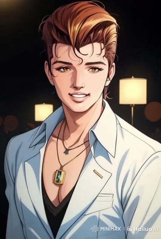 Charming Man Flirts with Viewer in Cozy Setting – AI Generated Video | Hailuo AI