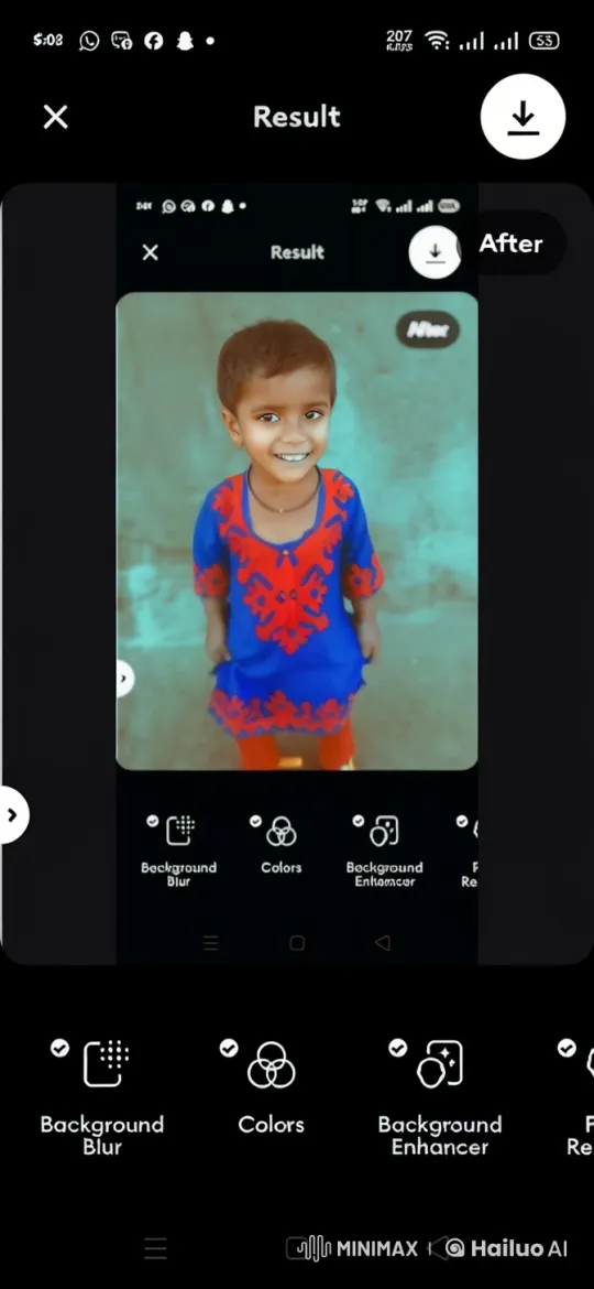 Child in Vibrant Traditional Dress Captured in Live2D Animation – AI Generated Video | Hailuo AI