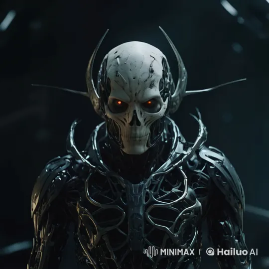 Futuristic Figure's Chaotic Transformation in Live2D – AI Generated Video | Hailuo AI