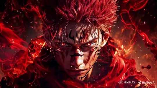 Vibrant Live2D Character in Fiery, Dynamic Aura – AI Generated Video | Hailuo AI
