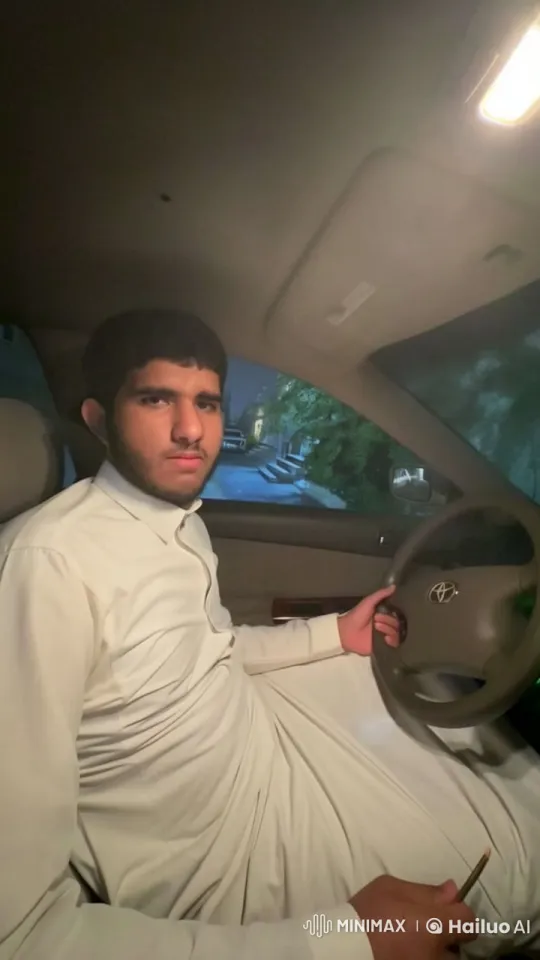 Man Smoking in Parked Car at Night – AI Generated Video | Hailuo AI