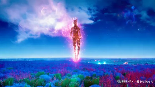 Celestial Being's Journey Through Surreal Realms and Cosmic Betrayal – AI Generated Video | Hailuo AI