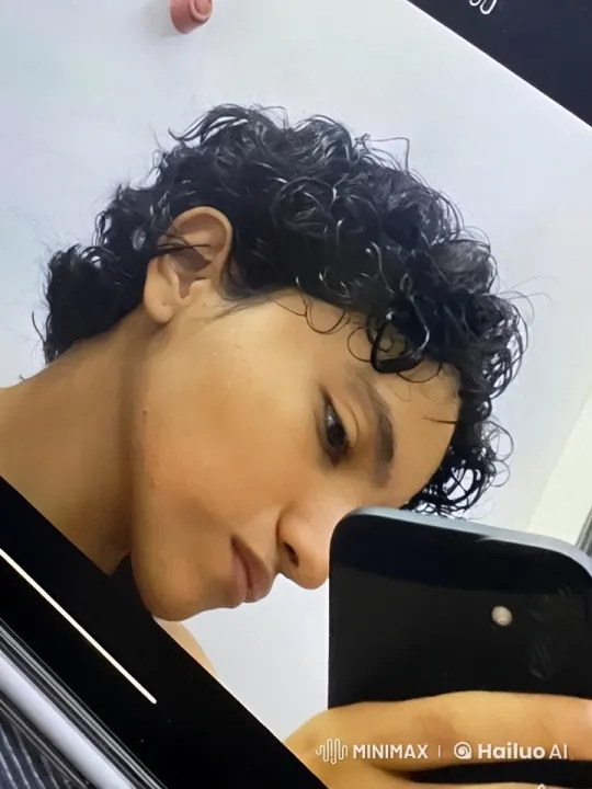 Person Smoking with Phone Against White Background – AI Generated Video | Hailuo AI