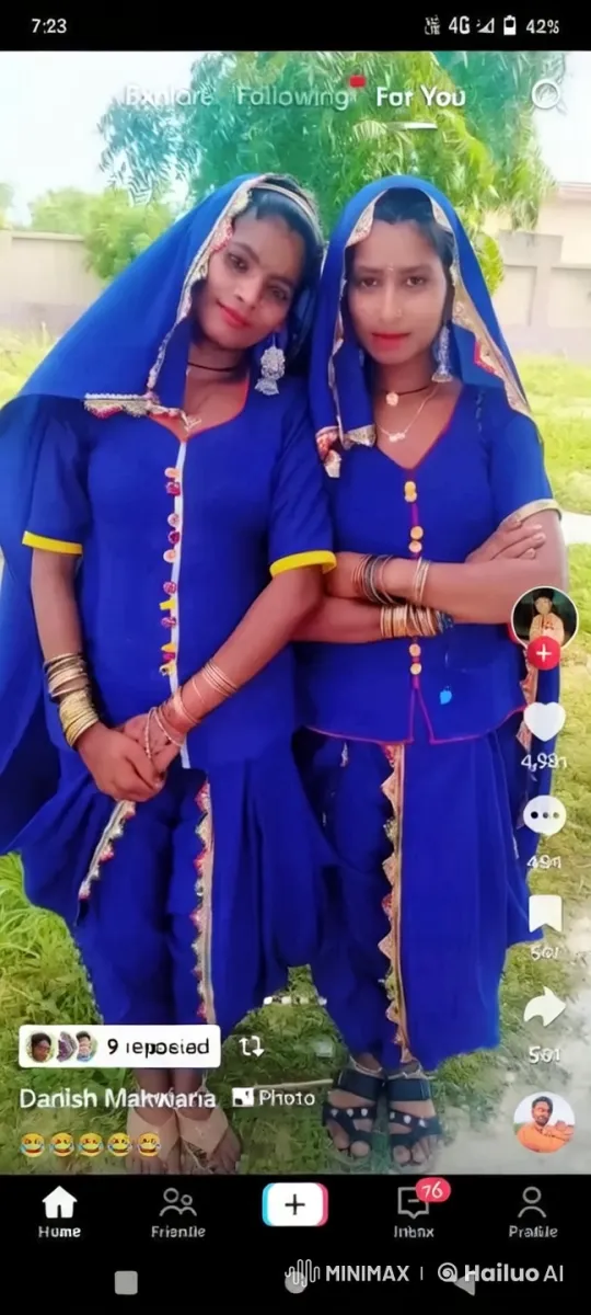 Traditional Attire Celebration with Synchronized Dance – AI Generated Video | Hailuo AI