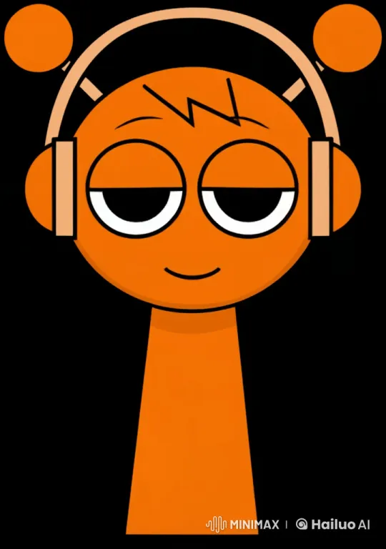 Orange Alien Nods to Music with Calm Vibes – AI Generated Video | Hailuo AI