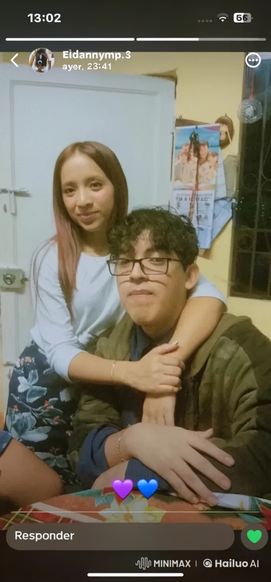 Woman Kisses Man on Cheek in Festive, Intimate Setting – AI Generated Video | Hailuo AI