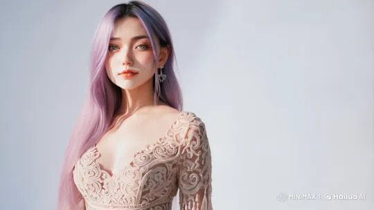 Asian Model in High Fashion Portrait – AI Generated Video | Hailuo AI