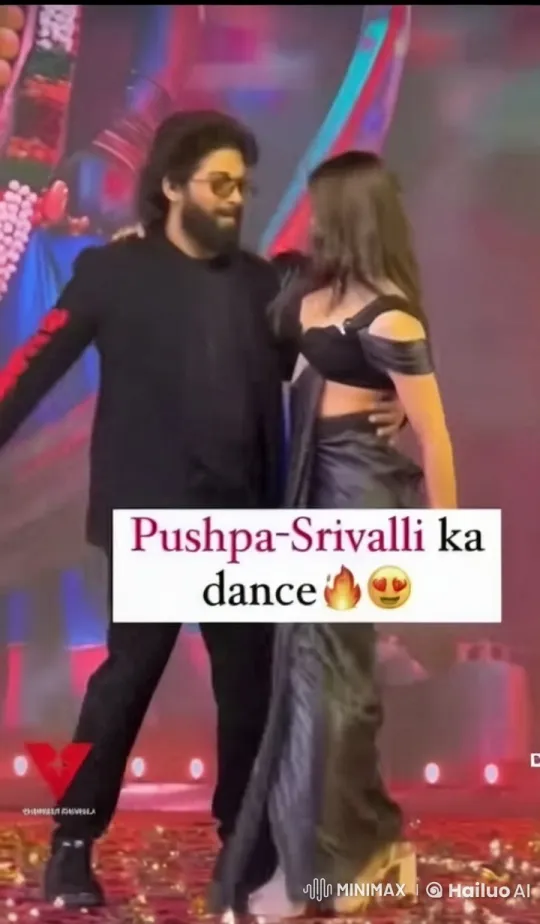 Romantic Dance Scene Inspired by 'Pushpa-Srivalli' in Live2D – AI Generated Video | Hailuo AI