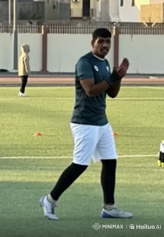 Animated Soccer Player Clapping on a Field – AI Generated Video | Hailuo AI