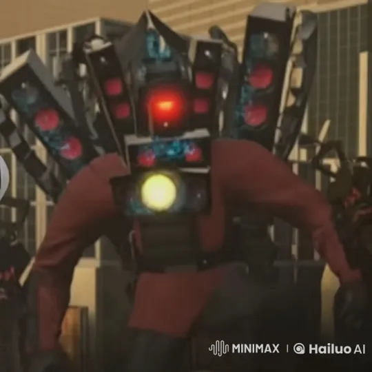 Armored Robotic Character in Cityscape with Chanting – AI Generated Video | Hailuo AI