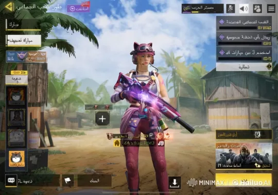 Armored Character Laughs and Smokes in Tropical Paradise – AI Generated Video | Hailuo AI