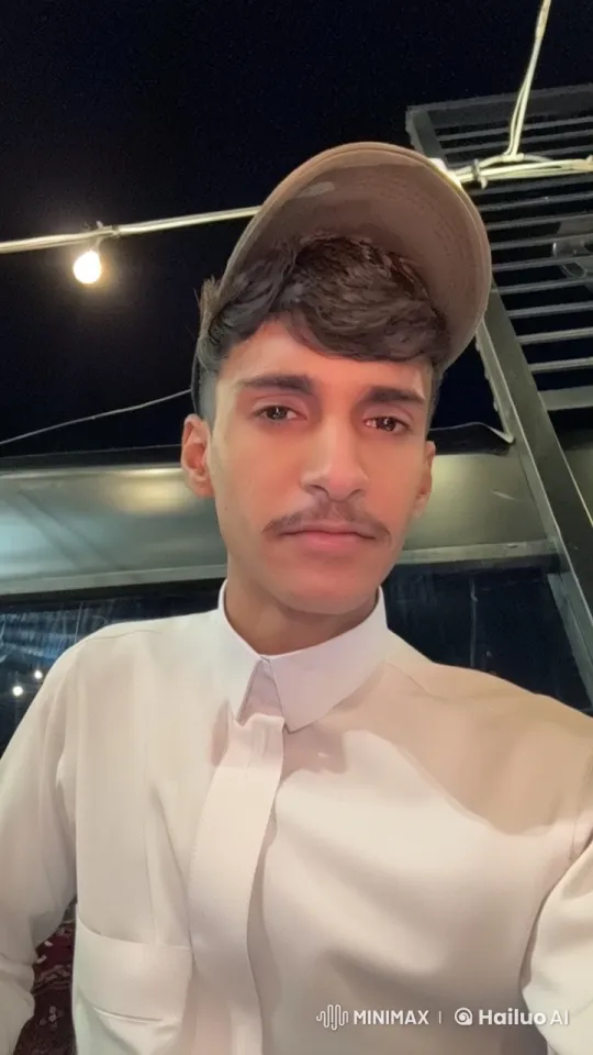Young Man Smokes Under Night Sky – AI Generated Video | Hailuo AI