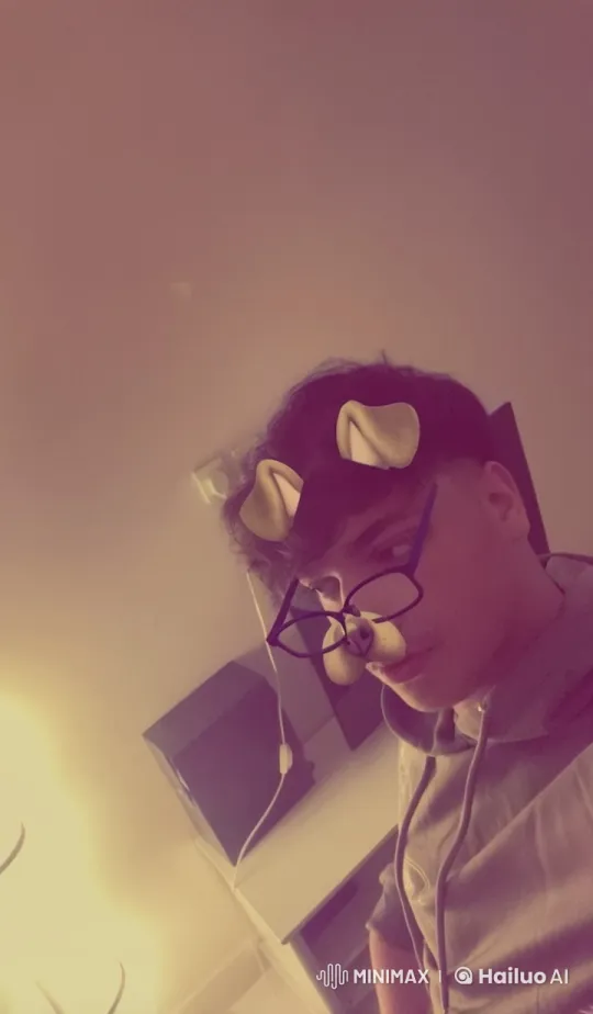 Young Person Relaxing Indoors with Cigarette – AI Generated Video | Hailuo AI