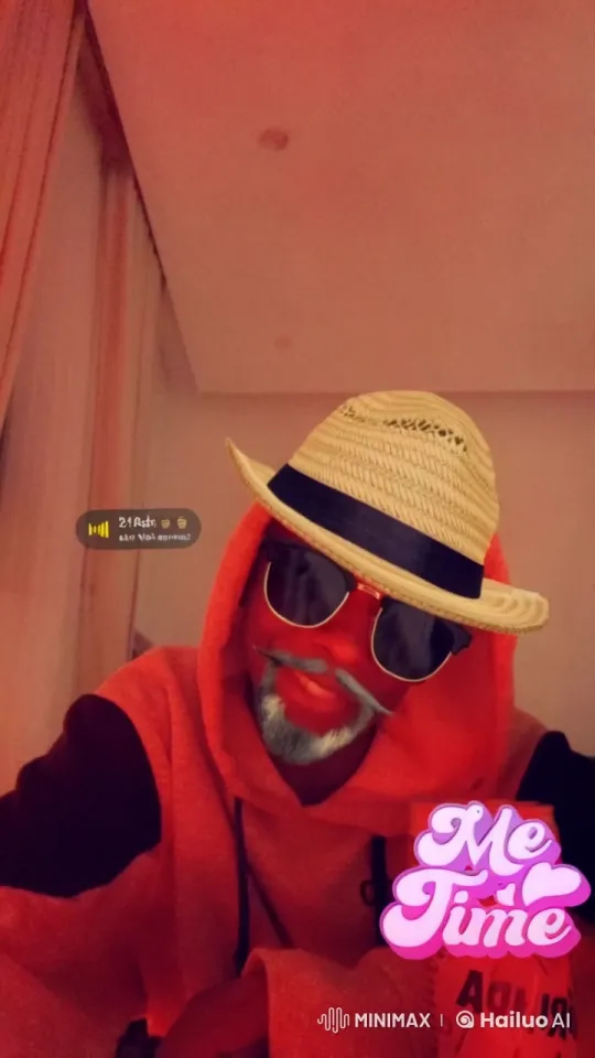 Man Enjoying Solitude with Cigarette in Red Hoodie – AI Generated Video | Hailuo AI